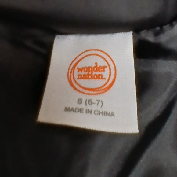 Wonder Nation Kids Puffer Jacket | Size Small (6/7) | NWT | - Picture 6 of 9